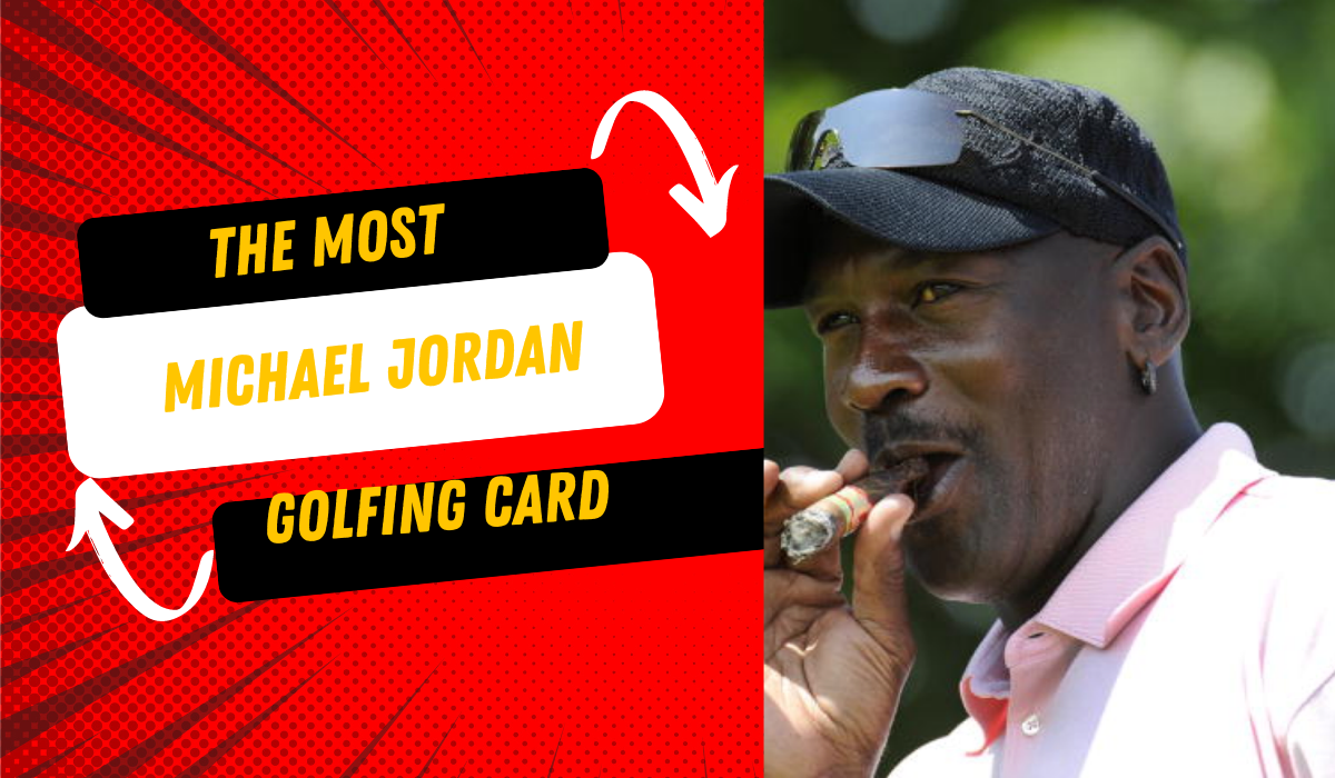Michael Jordan Golfing Card