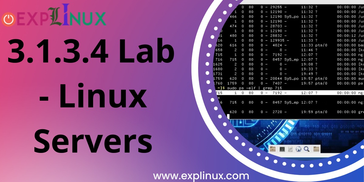3.1.3.4 Lab - Linux Servers